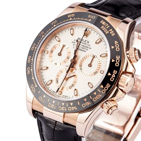 rolex daytona everose gold leather strap review|Rolex daytona 116515 everose gold.